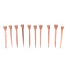 250Pcs Horseshoe Nails Copper Plating Shoeing Nails with Plastic Box