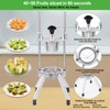 Commercial Lemon Cutter 8-Section with V-Shaped 420 Stainless Steel Blades，Easy