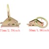 TAODAN 2 pcs O Ring Tie-Down Anchors for E-Track Tie