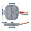 RANX INGST Ceramic Egg Pan with Lid, 10 in Nonstick
