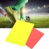 Referee Red Card, Football Red and Yellow Card, PVC Material