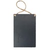 1x Slate 30 x 20cm Wall Hanging Chalk Message Black