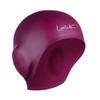 Gorras de natación 3D con protección de oídos, gorra de