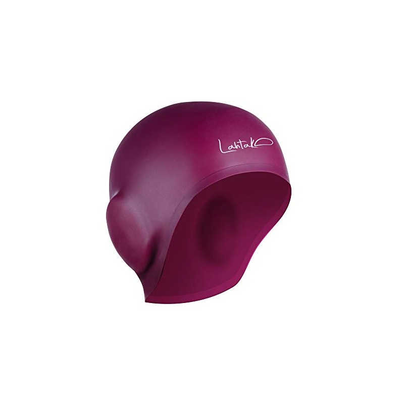 Gorras de natación 3D con protección de oídos, gorra de