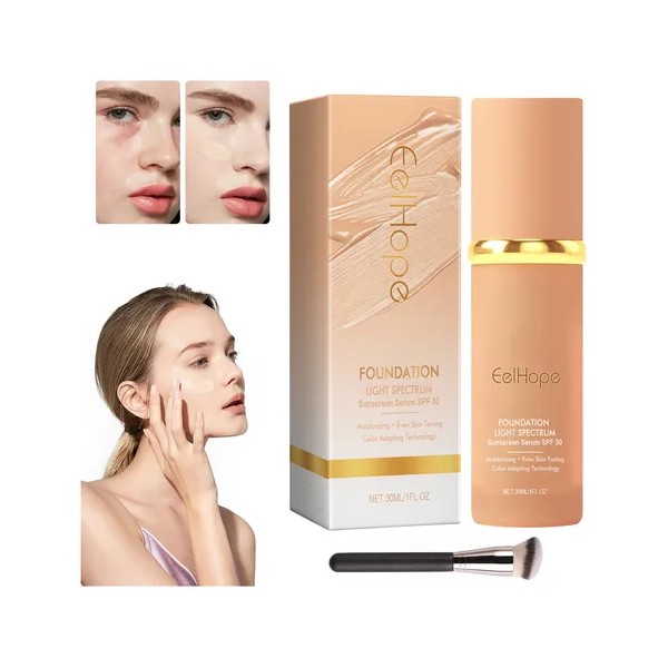 Bases De Maquillaje Acabado Mate Liquid Foundation Spf 50+