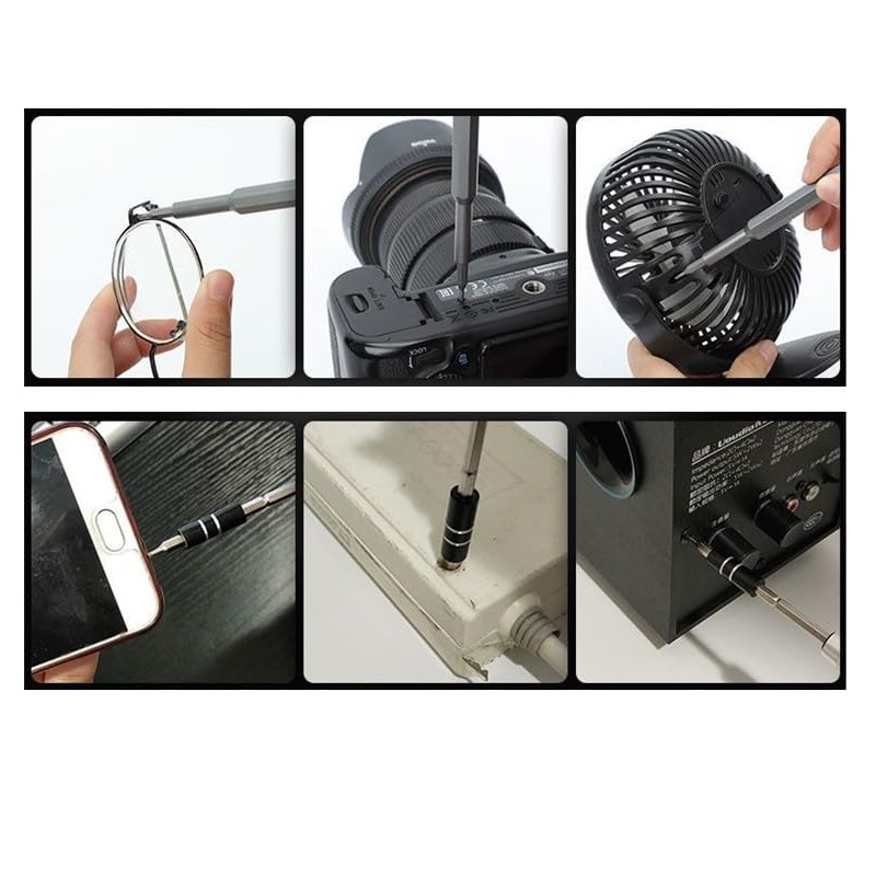 Akikumaya Precision Screwdriver Set, Special Screwdriver with Magnet, Torx, Triangle,