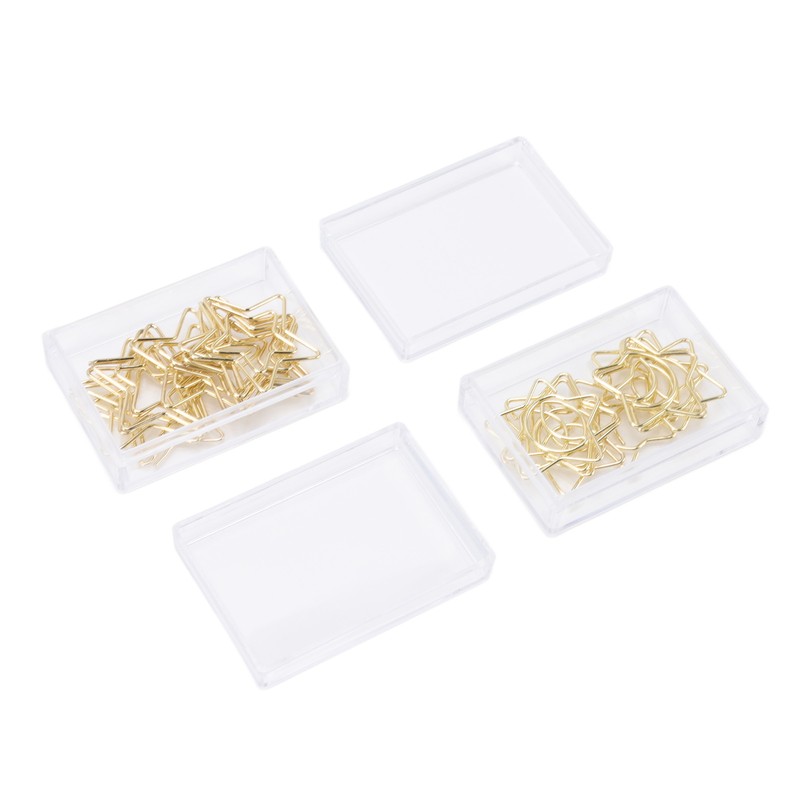 100 Pcs Paper Clips Portable Small Anti Slip Cute Star