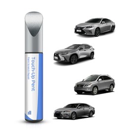 PARTS4EV 1J7 Atomic Silver Metallic Touch Up Paint Compatible with Lexus Exact Match–Chips and Nicks Touch Up