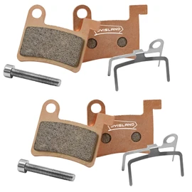 MT600 Electric Bike Disc Brake Pad Two Pairs, Suitable for DYISLAND LD-200PLUS LD4X-600, (Semi-Metallic/Sintered-Metal)