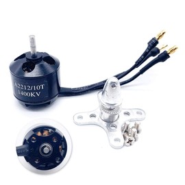 FEICHAO A2212 Brushless Motor 930KV 1000KV 1200KV 1400KV 1800KV 2200KV 2450KV 2700KV for RC Aircraft Plane Multi-Copter Brushless Outrunner Motor (930KV Black)