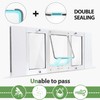 Full-Size Window Pet Door for Cat&Small Dog, Fits 36"- 40"