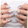 Baluue Elegant Water Drop Nail Tips 600 Pieces Full Cover