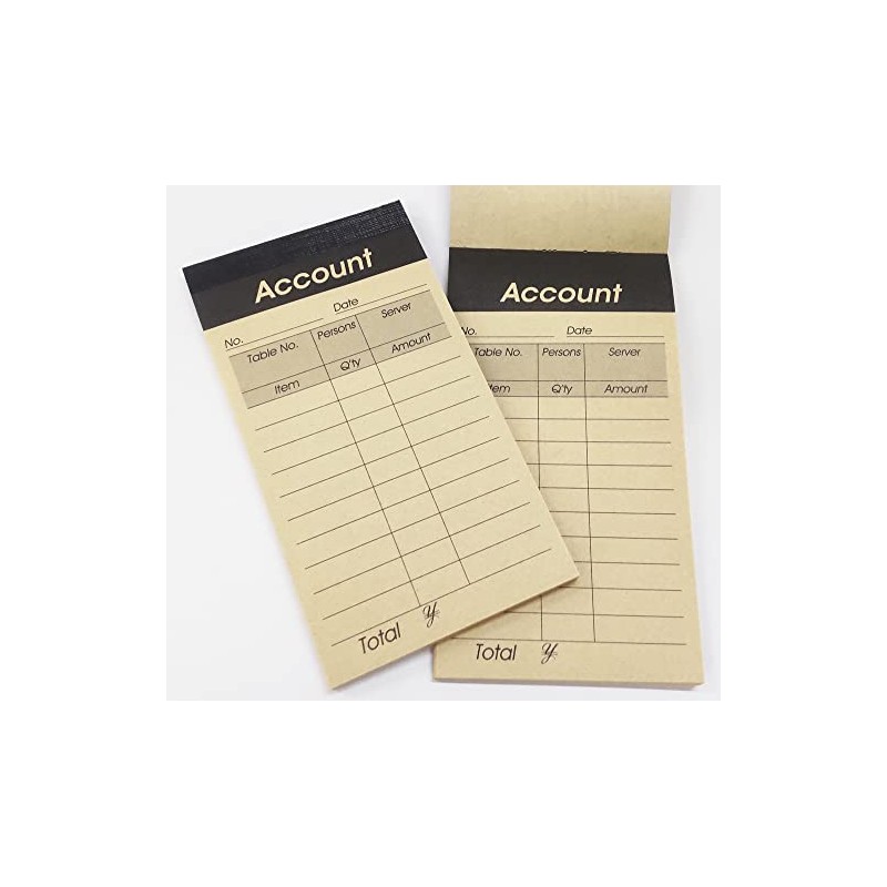 Single Type Voucher Stylish Pack of 10 (Kraft Paper)