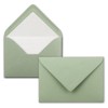 100 envelopes Eucalyptus (Green) - DIN C6 - lined with