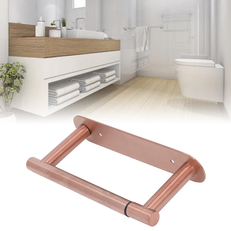 Toilet Paper Holder Multifunctional Rustproof 304 Stainless Steel Wall Mount