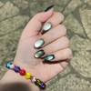 Cat Eye Press on Nails Handmade Short Oval/Square/Round False Nails