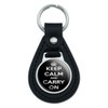 Graphics and More Keep Calm and Carry On Black Black