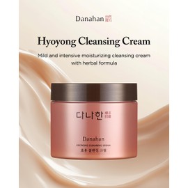Danahan Hyoyong Fermented Herbal Cleansing Cream – Giant Size 9.47 oz, Makeup-Melting First Cleanse with Deer Antler & 30+ Botanicals, Non-Stripping, Intensive Moisturizing