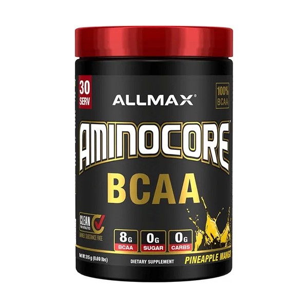 Bcaa Allmax Aminocore 30 Servicios Sin Azucar Sin Carbos Sabor