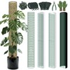 Metal Moss Poles for Climbing Plants, D-Shape Sphagnum Moss Pole