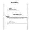 BESy Retractable Clothesline SUS304 Stainless Steel Clothes Dryer with Adjustable