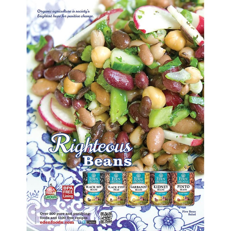 Eden Foods Garbanzo Chick Peas Beans, 398ml