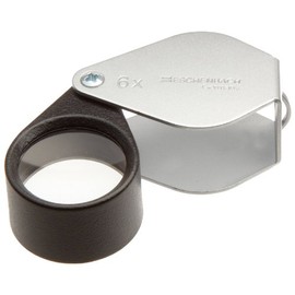 Eschenbach 1176-6 Aplanatic Folding Loupe Magnifier, 6x Magnification, 24 Diopter, 23mm Lens Diameter