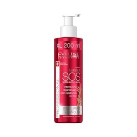 Eveline Cosmetics Extra Soft SOS Intensive Regenerating Hand Cream 200 ml with Hyaluronic Acid, Urea, Vitamin E for Dry and Stressed Skin