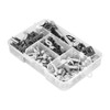 JNNJ 177 Pieces Screw Set Motorcycle Fairing Screws Kit, Motorcycle