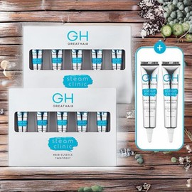 Great Hair Hair Serum Hair Strengthening Hair Care No-Wash Protein Hair Pack Treatment for Damaged Hair Portable Double Set 1BOX 2 x 2 / 그레이트헤어 모발세럼 모발강화 모발관리 손상모 노워시 단백질 헤어 팩 트리트먼트 휴대용 더블세트 1BOX 2개 x 2