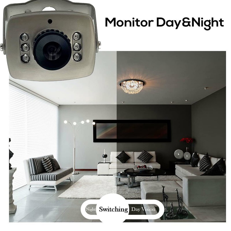 CCTV 1/3 CCD 1000tvl 6mm Indoor/Outdoor 6pcs IR LEDs Mini