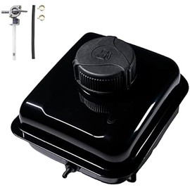 Gas Fuel Tank W/ Side Vent port for Coleman 98cc CK100 CK100-S SK100 Kids Go Kart, Screw on Fuel Tank for Realtree RTK100, Monster / Mega moto MAX MM-K100 ,154F 3.0 hp Engine Parts