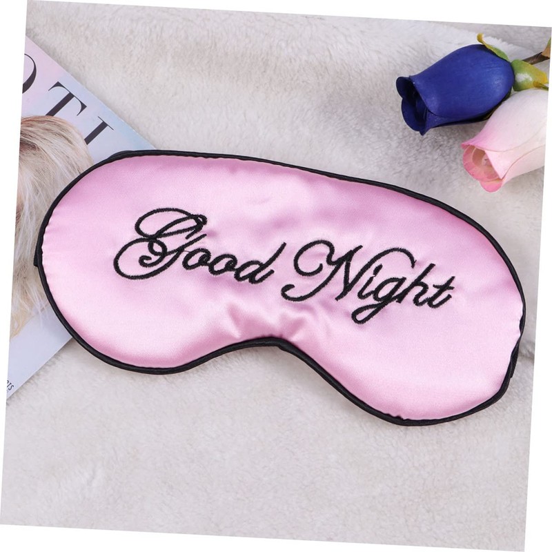 WOONEKY Silk Sleep Eye Mask for Men Women Boy Girl