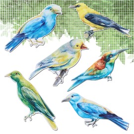 KINBOM 12 Pcs Screen Door Magnets, Hummingbird Magnetic for Screen Saver Screen Magnets for Screen Door Double Sided Screen Stickers Magnetic for Patio Screen Doors Window Screen Decoration