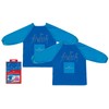 Faber-Castell Childrens Painting Aprons Blue Twin Pack, blue