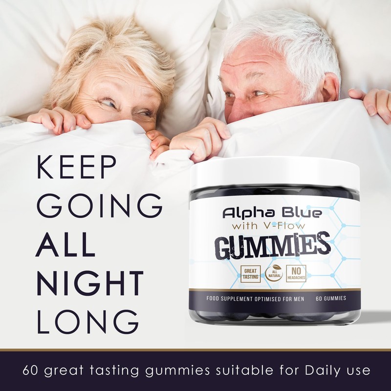 ALPHA BLUE WITH V-FLOW Alpha Blue with V-Flow Gummies, Bloodflow