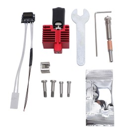 Hotend Kit for Bambu Lab P1P P1S 3D Printer, Hardened Steel Nozzle Extruder Hot End with 0.2mm 0.4mm Nozzle, 60W Ceramic Heater, Thermistor Wire