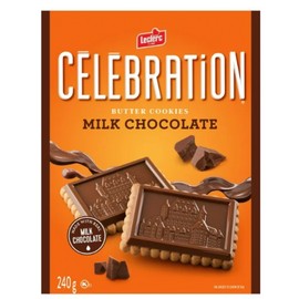 Celebration Milk Chocolate Top Butter Cookies, 240g