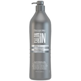 SalonIn Recamier Platinum Color Intensifier Treatment Mask | Tratamiento Saloon In 33.8 Ounces 1000 Mililiter