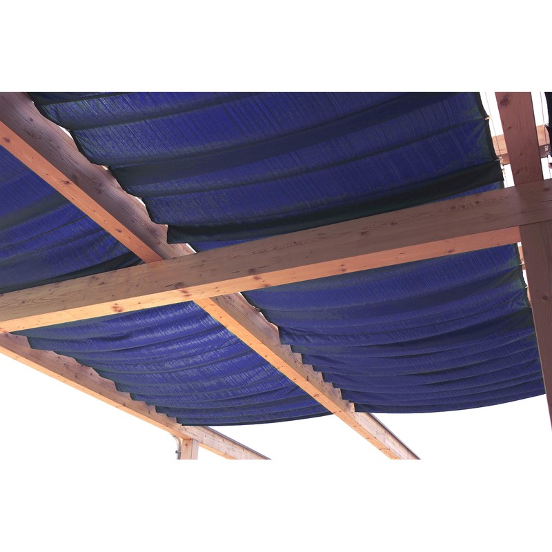 Windhager rope-pull sun sail, uni-blue, 270 x 140 cm
