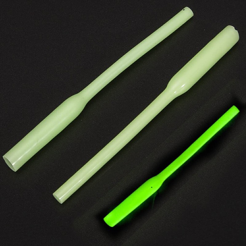 Generic 10pcs Fishing Sleeve Tubes Glow In Dark Rig Hook