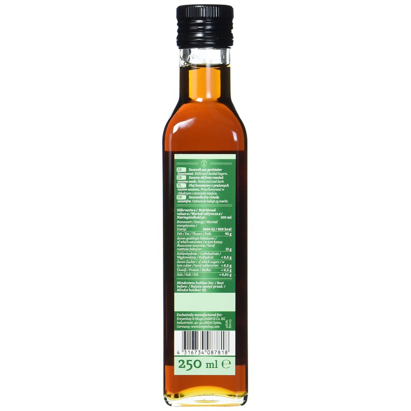 Diamond Sesame Oil Roasted 100% 250 ml - Pack of