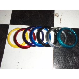 bezel Slimline Flat bezel size 2 1/16" available blue, purple,red,whi