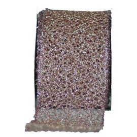 Unbranded 2 Pack of 30' Rose Gold Glitter Ribbon