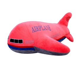 Xshelley 15.7inch Airplane Plush Toys Airplane Plush Stuffed Pillow Model Toy,Gifts Birthday for Kids (Pink)