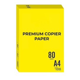 ZOPPER | A4 Copier Paper 80gsm White 500 Sheets - Premium - Multipurpose Paper for Inkjet and Laser Printers, Bright White Paper for All Your Office Needs (1 Ream)