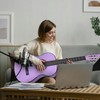 ADM Beginner Acoustic Classical Guitar 38 Inch Nylon Strings Wooden