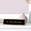 Queen of The Geeks Desk Sign, Novelty nameplate (2 x
