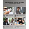 AI Translation Earbuds Real Time, 3-in-1 Translator Earbuds 150 Languages