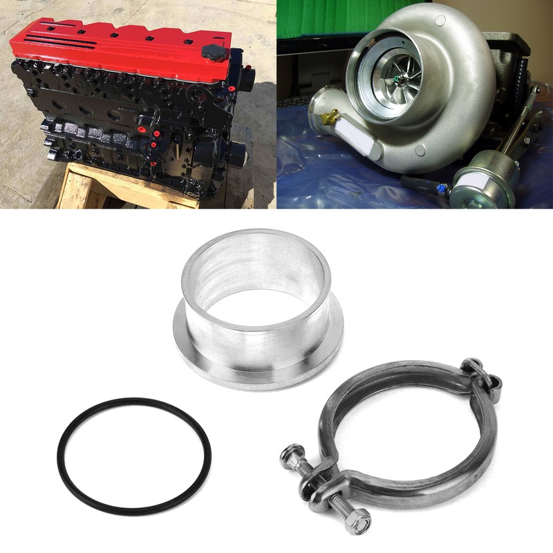 Turbo Compressor V-Band Flange Clamp Accessory Fit for Holset HX35
